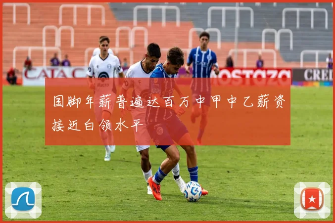 国脚年薪普遍达百万中甲中乙薪资接近白领水平